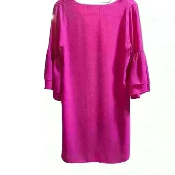 Woman’s Dress Size Small Pink Flounce Sleeve By Pants Store - Picture 2 of 5